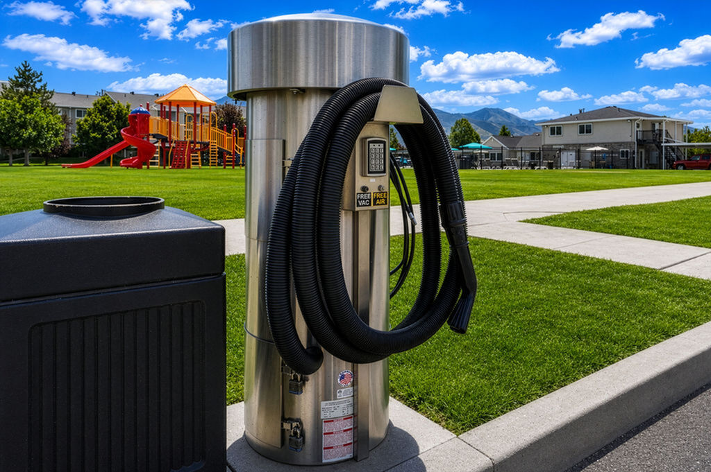 Vacuum Machine in Park