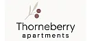 Elegant logo for Thorneberry Apartments featuring minimalist branch and berries design.