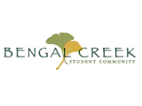 Bengal Creek logo featuring a modern, nature-inspired design with green and yellow ginkgo leaves.