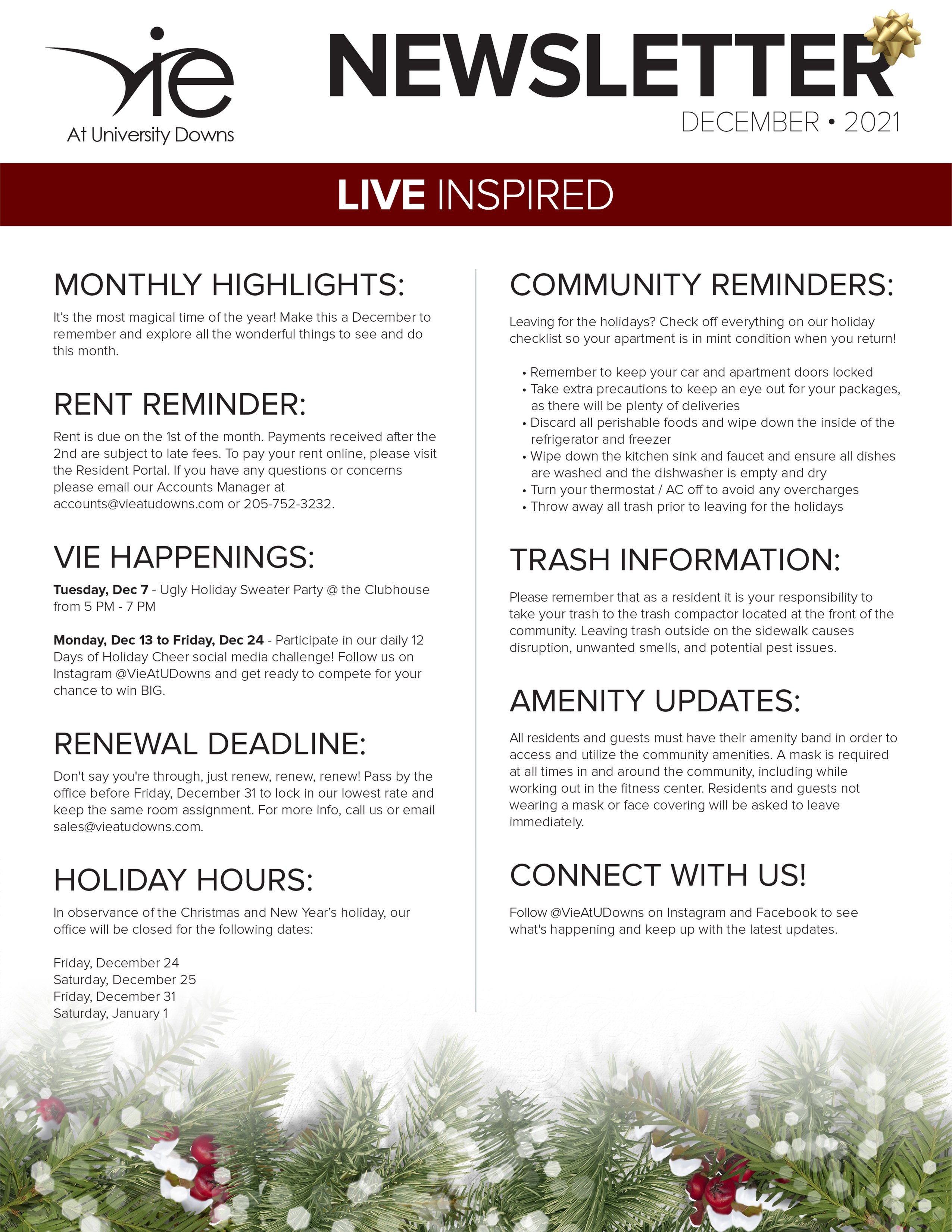 Monthly Updates & Upcoming Events (December)-image