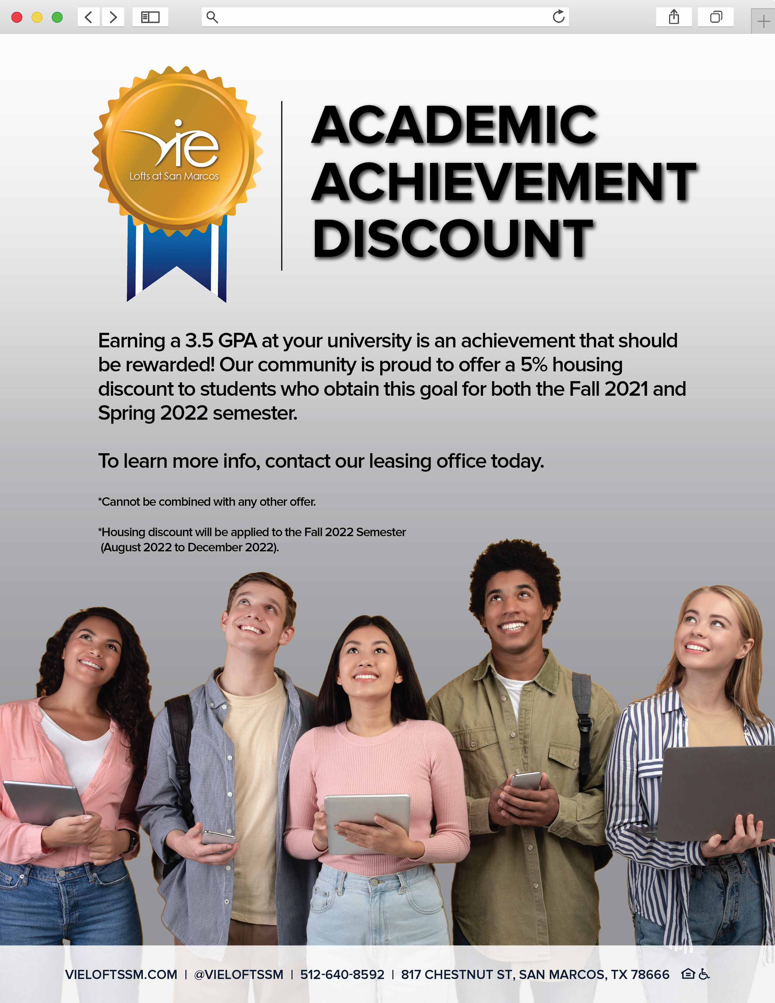 Academic Achievement Discount-image