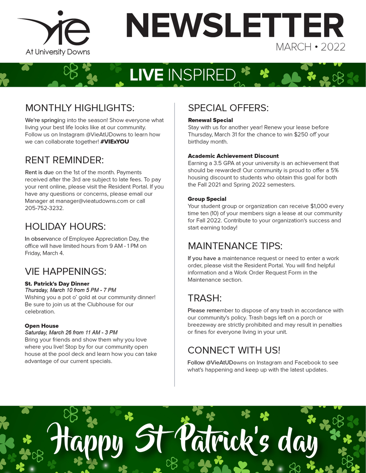 Monthly Newsletter (March 2022)-image
