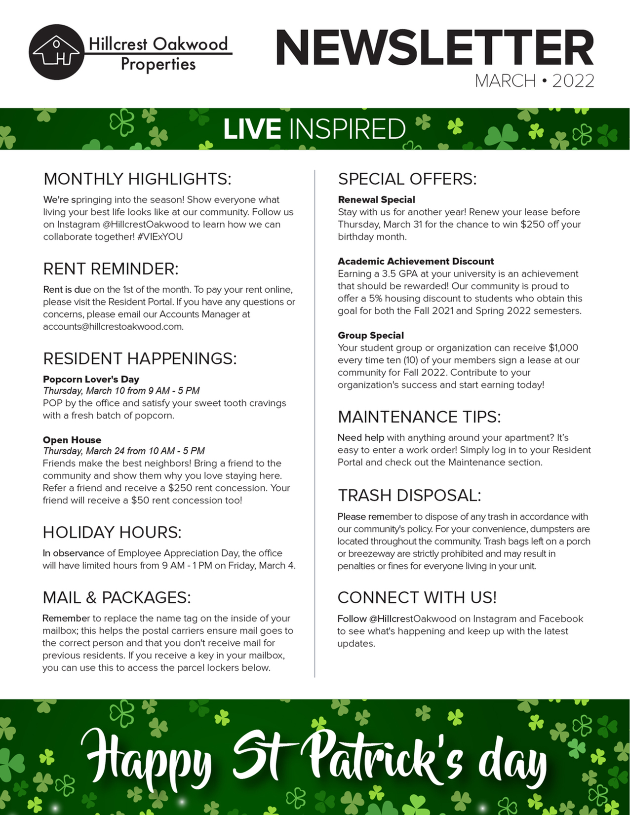Monthly Newsletter (March 2022)-image