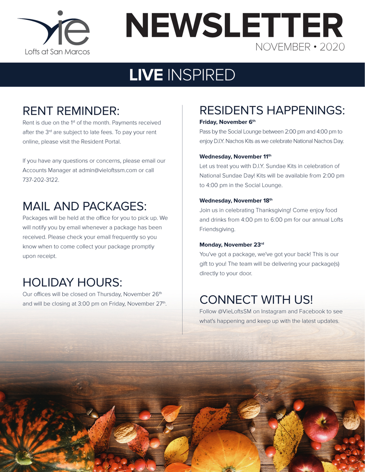 Monthly Updates & Upcoming Events (November)-image