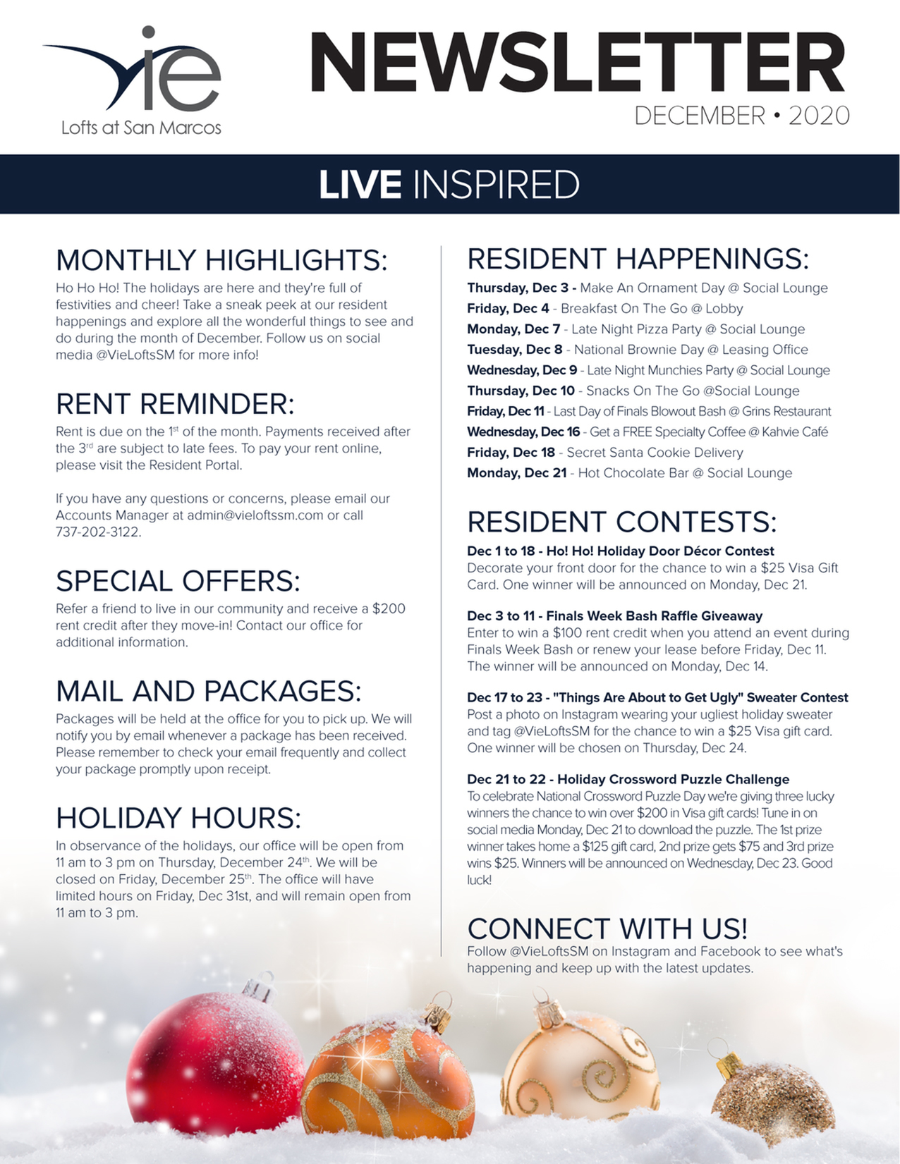 Monthly Updates & Upcoming Events (December)-image
