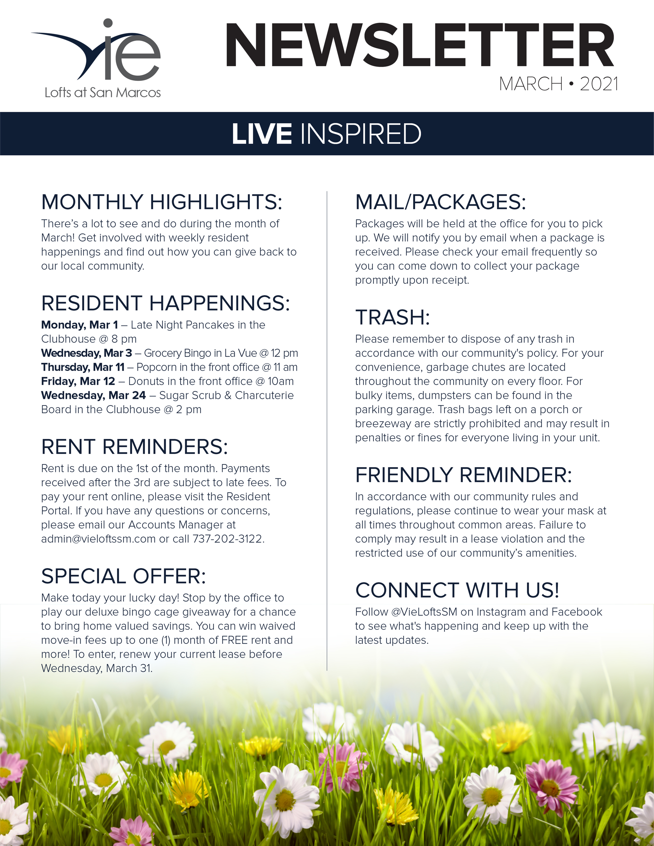 Monthly Updates & Upcoming Events (March)-image
