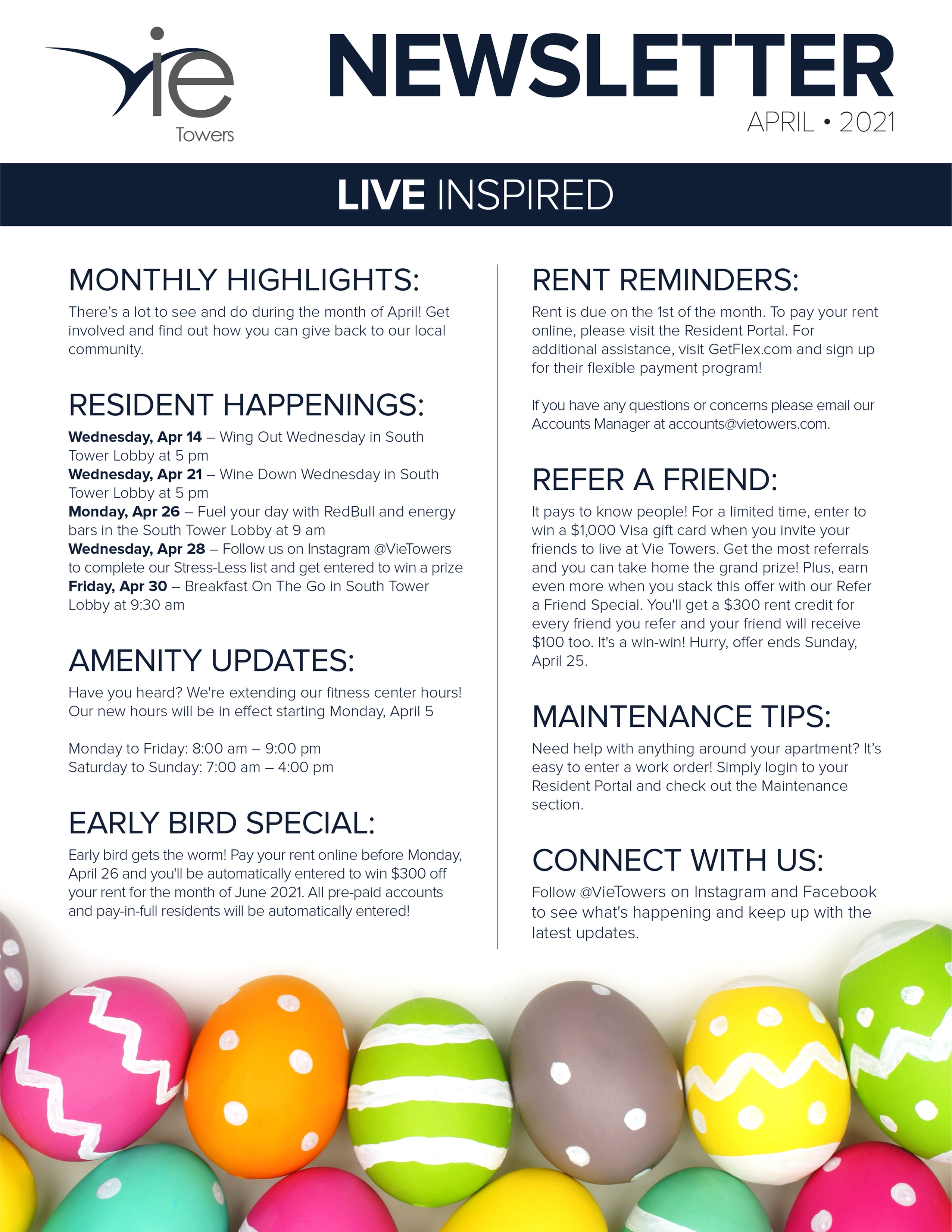 Monthly Updates & Upcoming Events (April)-image
