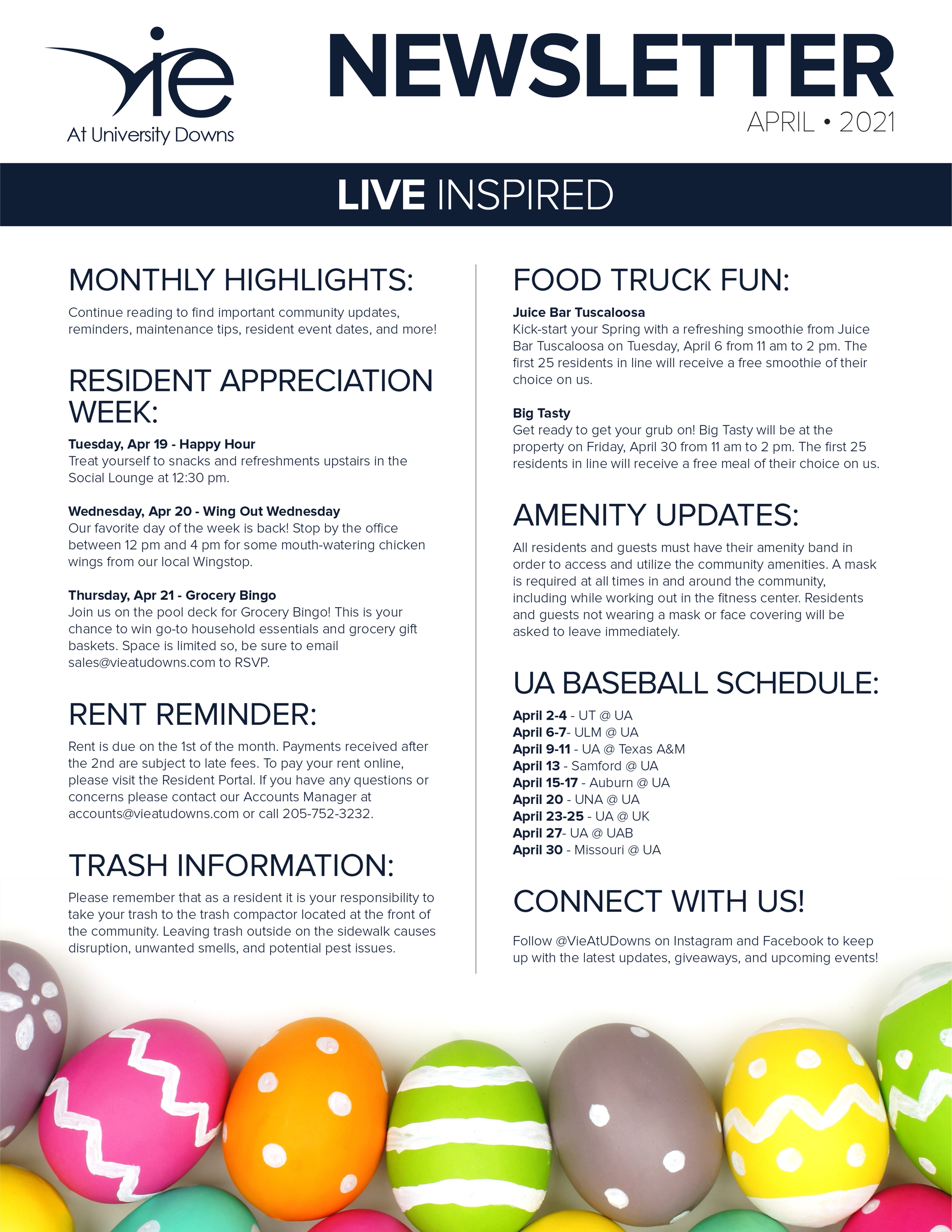 Monthly Updates & Upcoming Events (April)-image