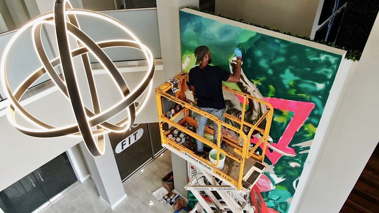 Vie at University Downs Custom Mural On Display Now!-image
