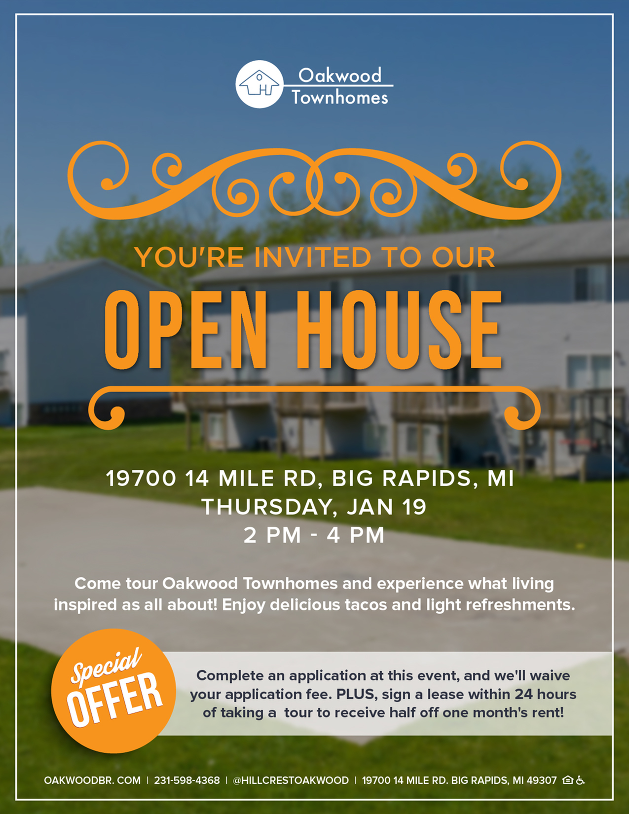 You're Invited: Oakwood Townhomes Open House-image