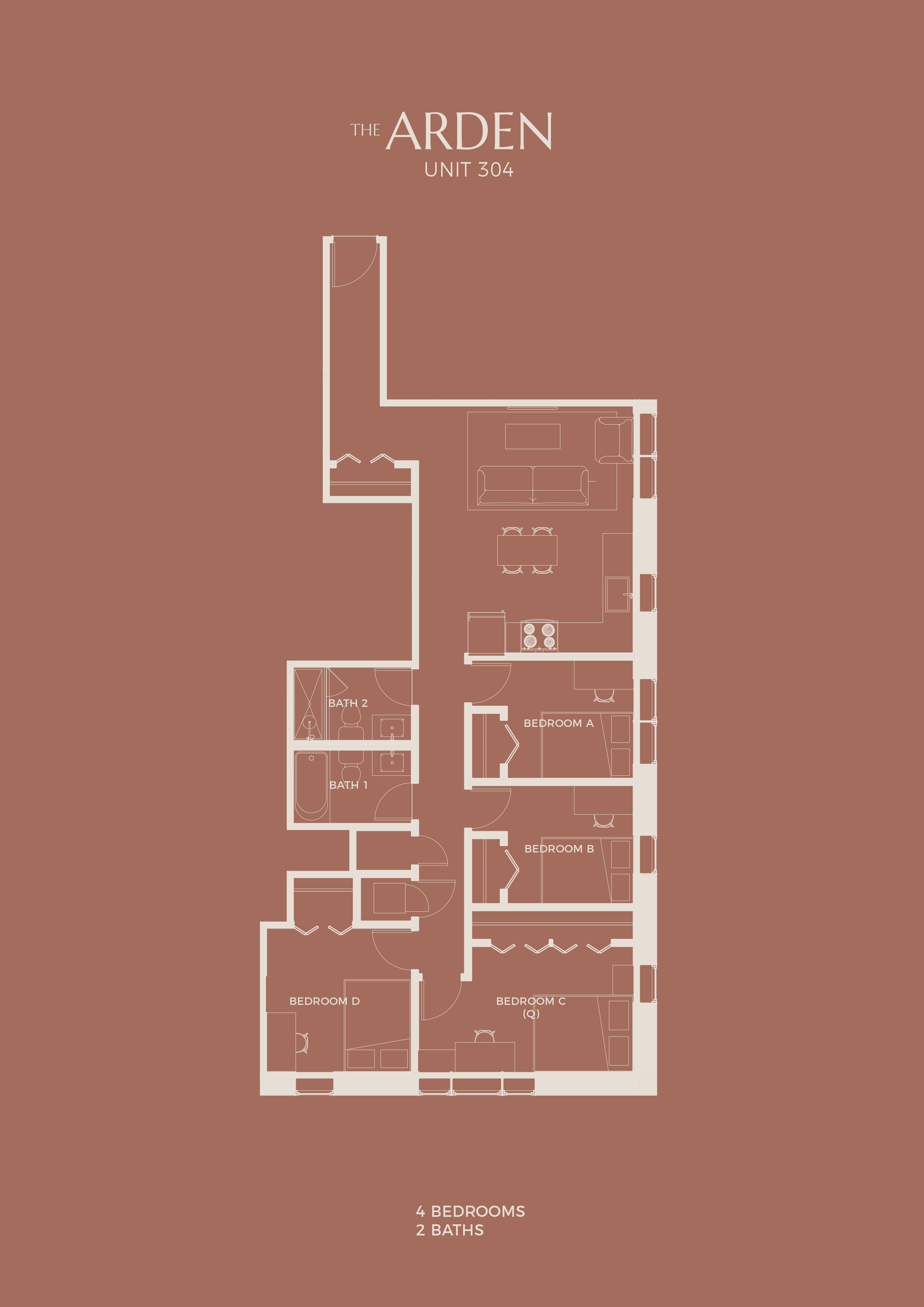 4 Bedroom x 2 Bath