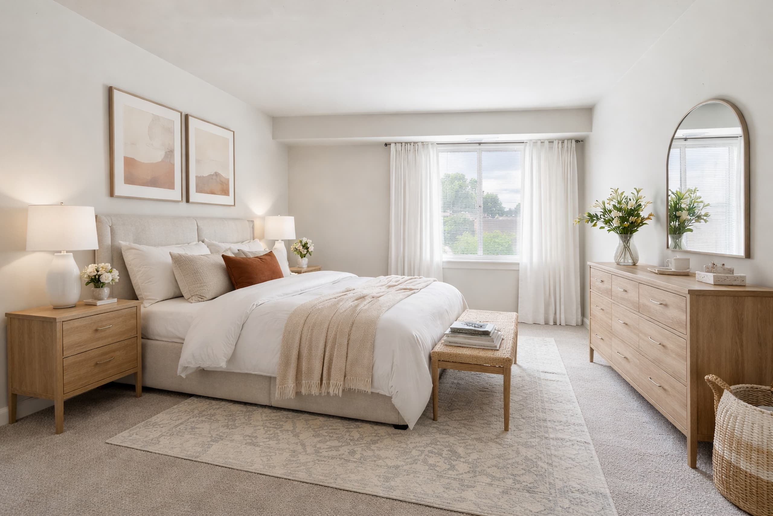 Bedroom with Natural Light