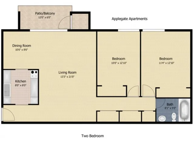 2 Bedroom AP