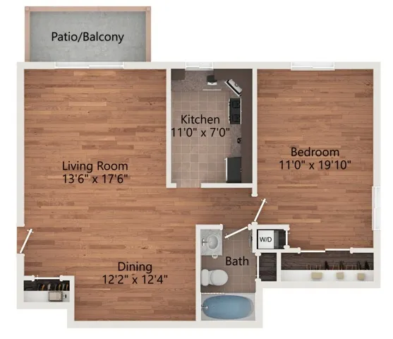 1 bedroom 850 sq ft