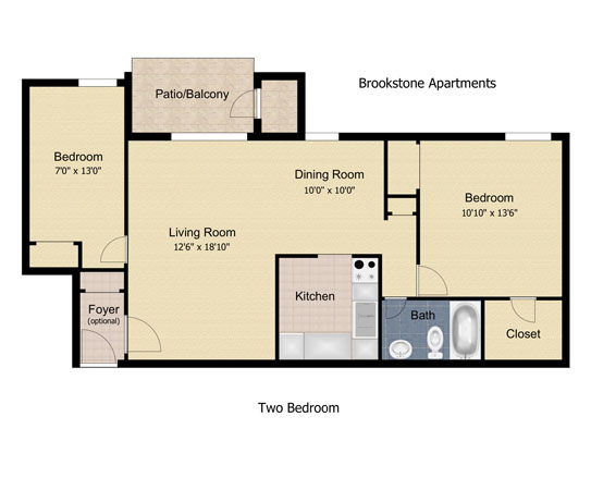 2 Bedroom