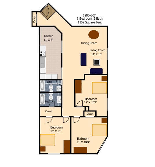 3 Bedroom