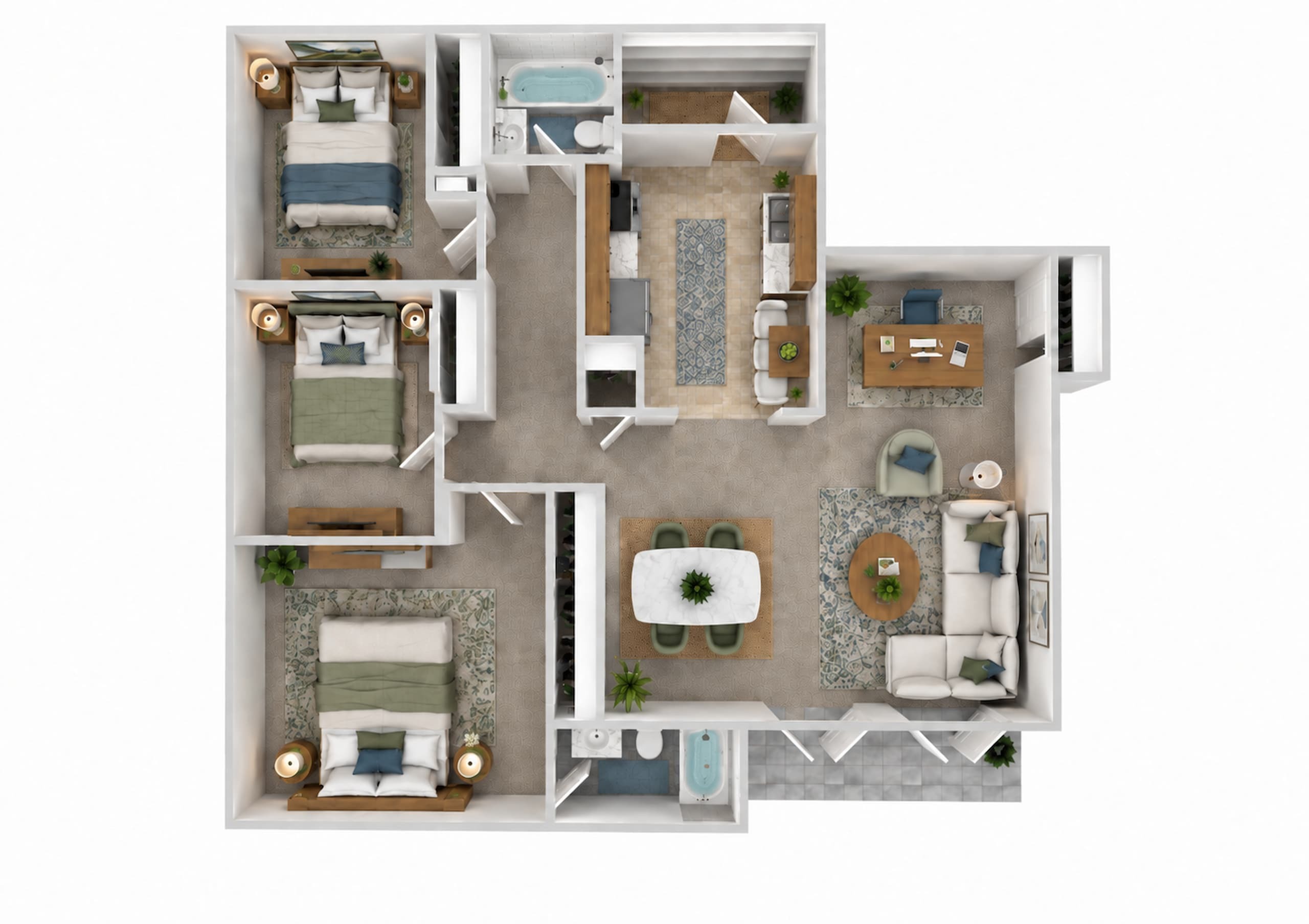 3 Bedroom 2 Bath