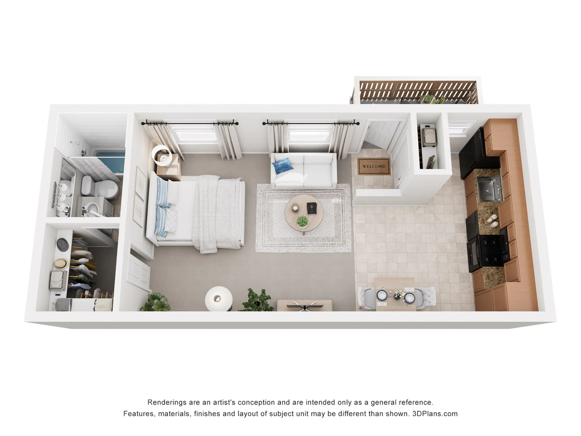 Studio Floor Plan