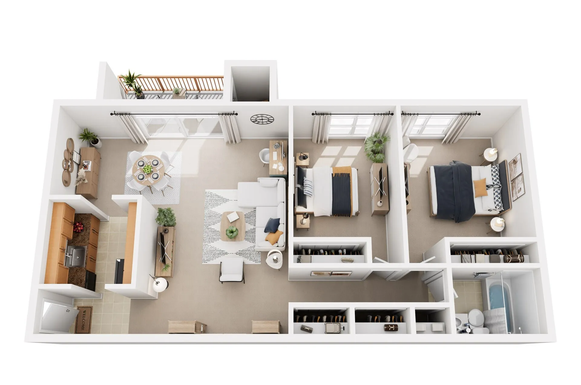 2 Bedroom