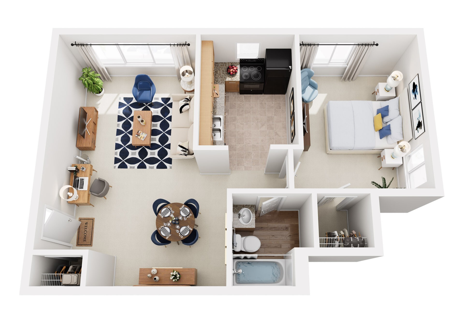 1 Bedroom Executive