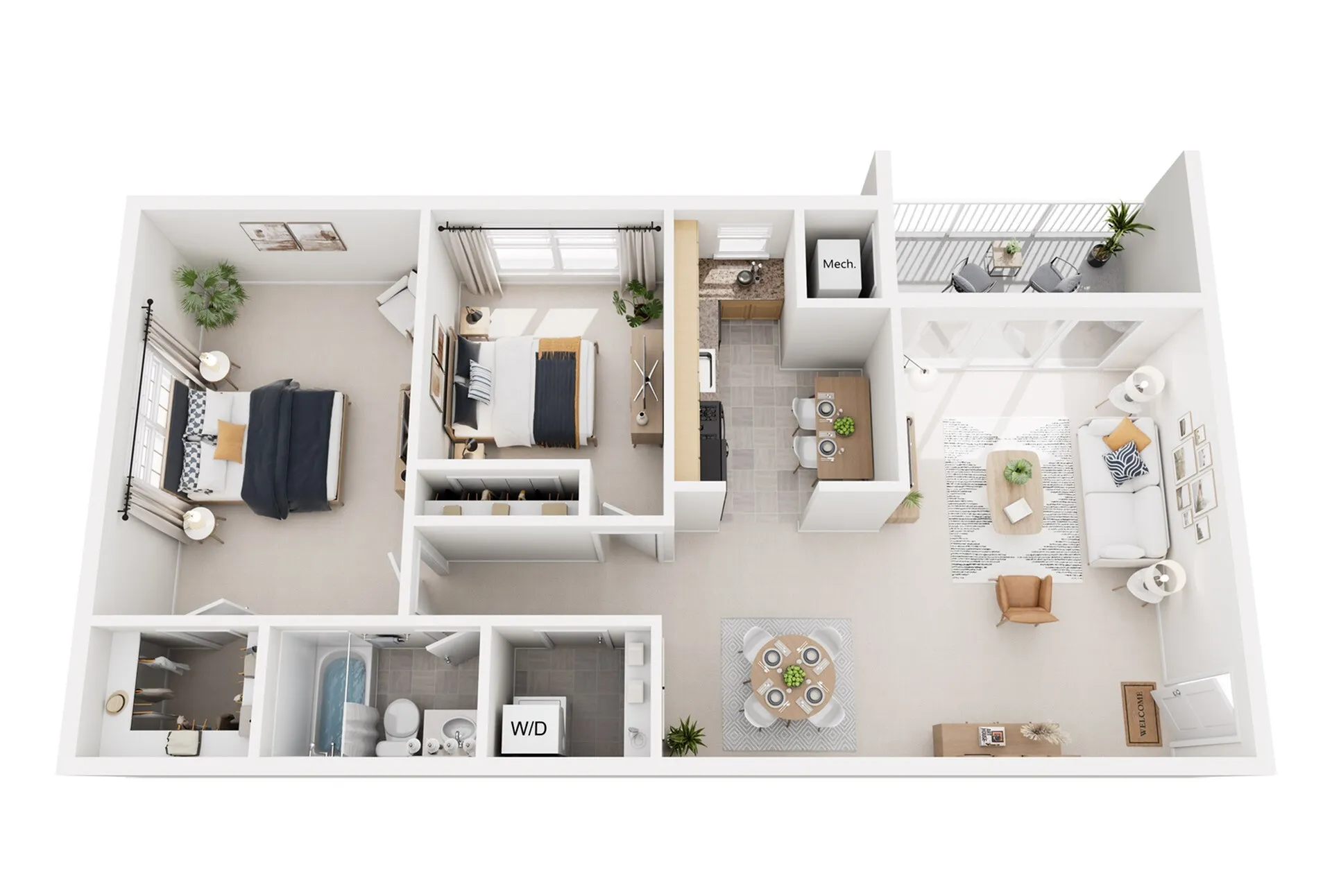 2 Bedroom