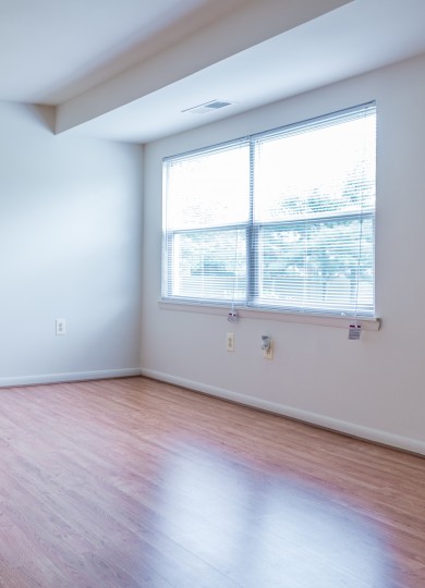 southwood townhome living area with wood flooring