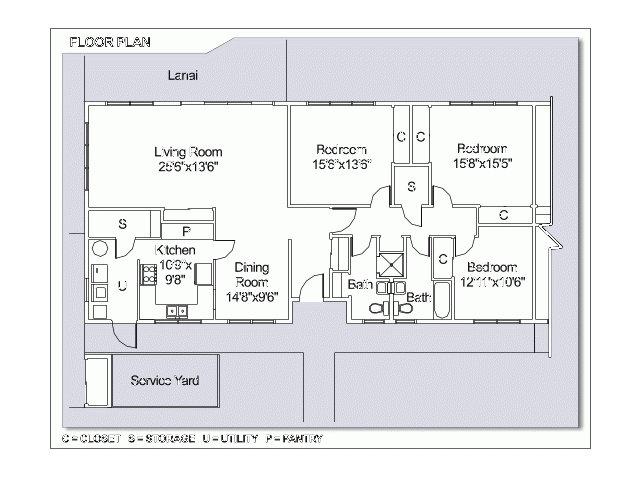 Floor Plan 19 | army hawaii housing | Island Palm Communities