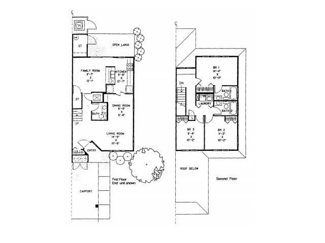 3 Bdrm 2.5 Bath Floor Plan | Hickam Communities | Hickam Communities