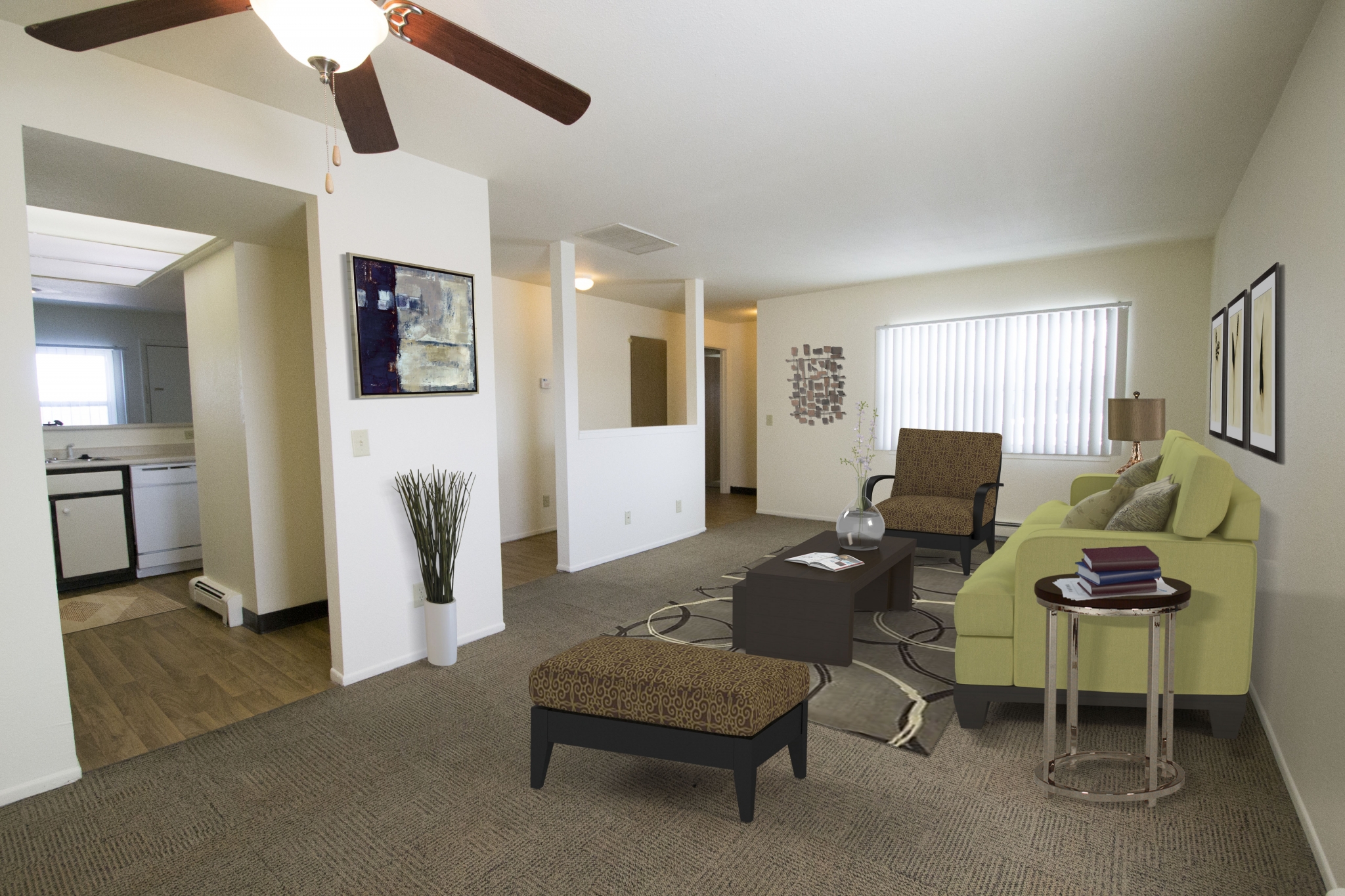 Living Room | Apartment Rentals Fort Drum NY