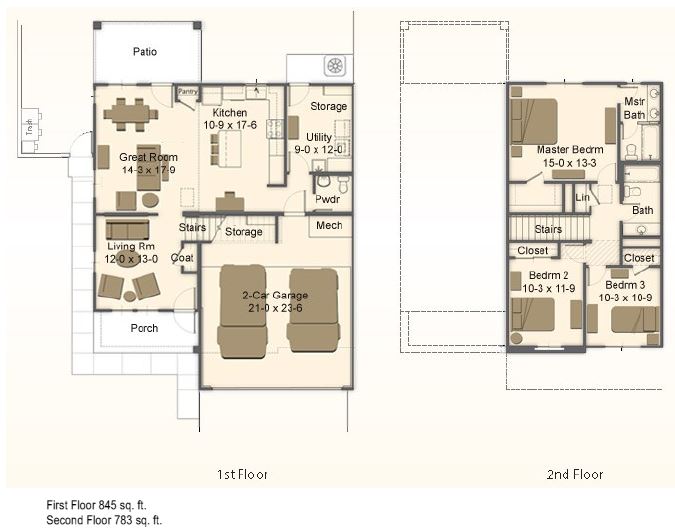 Tucson Model | 3 Bed Apartment | Soaring Heights Communities at Davis ...