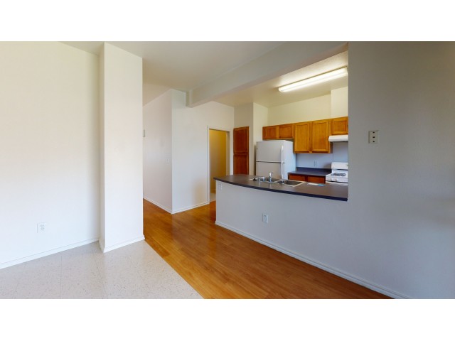 Great laundry space & storage off kitchen