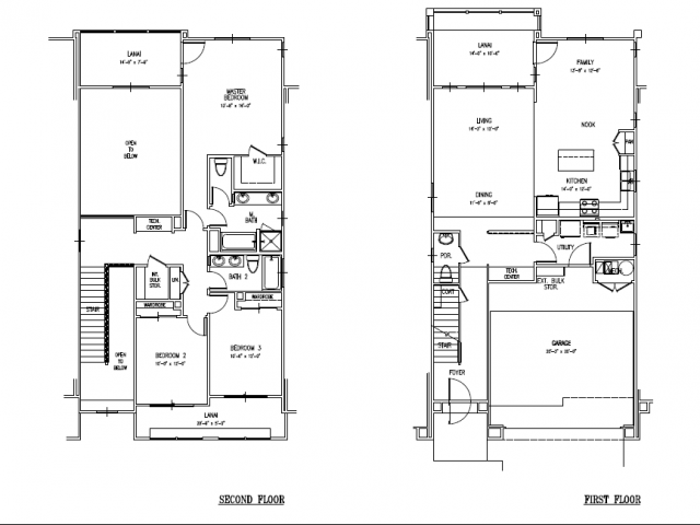 Floor Plan 20 | Schofield Barracks Housing | Island Palm Communities