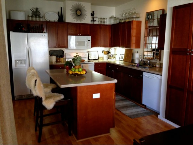 3-bedroom new two story townhome, kitchen with storage