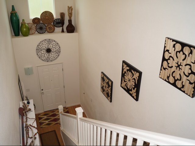 4-bedroom new two story multiplex townhome, front entry