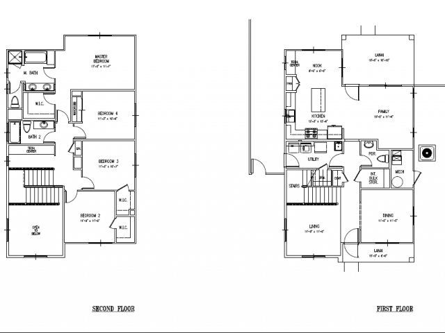 5-bedroom new single family home on Schofield, Wheeler, 2496 sq ft, 2- car garage, fenced in yard, floor plan