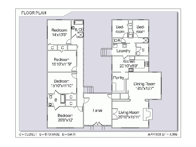 5-bedroom historic woodie on Schofield, floor plan