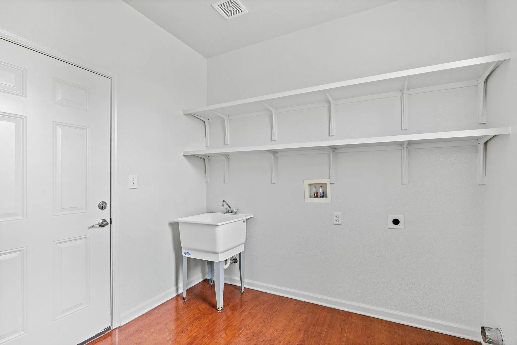 Large, separate laundry room