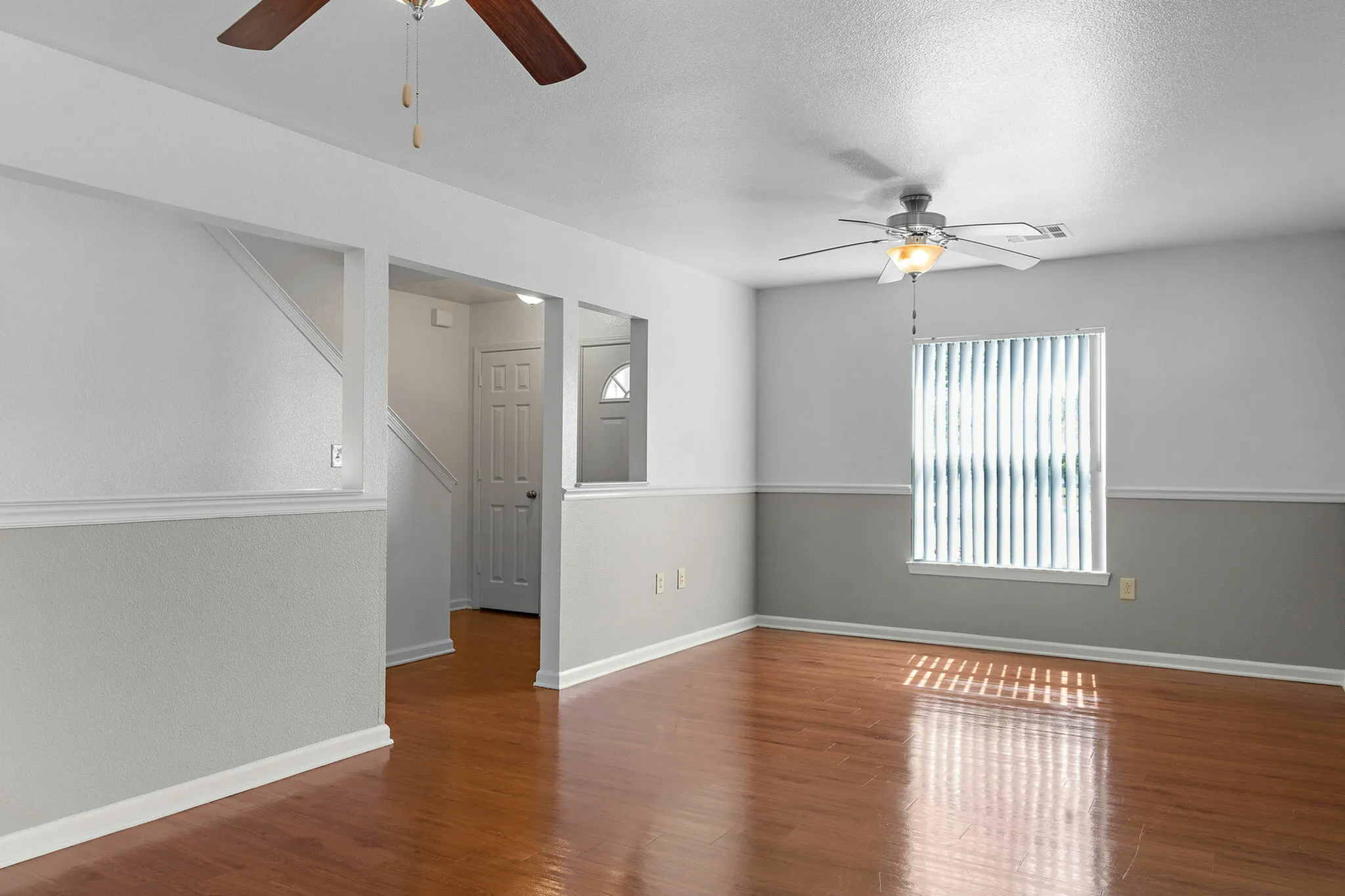 Open to the kitchen