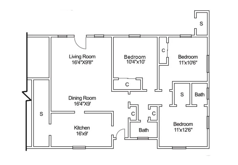 Campbell Crossing 3 bedroom renovated