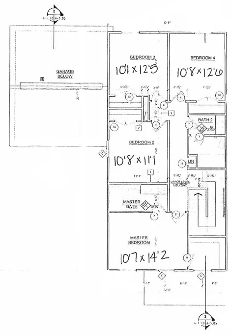 Four bedroom SNCO floor plan | Fort Knox Housing