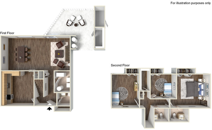 Floor Plan 5 | fort cavazos texas housing | Cavalry Family Housing