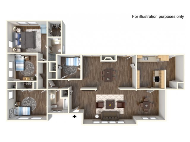 Floor Plan 7 | fort cavazos housing floor plans | Cavalry Family Housing