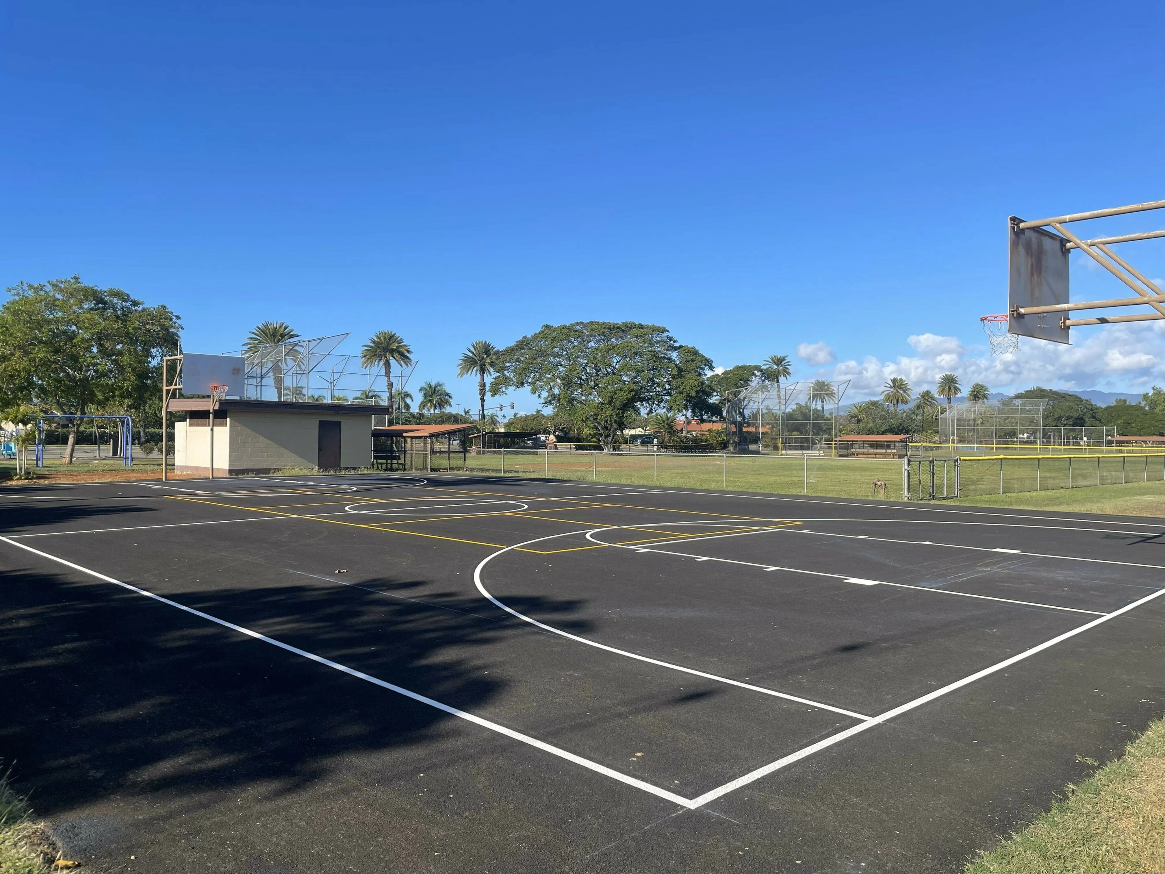 Basketball or Pickleball courts at Hickam Communities