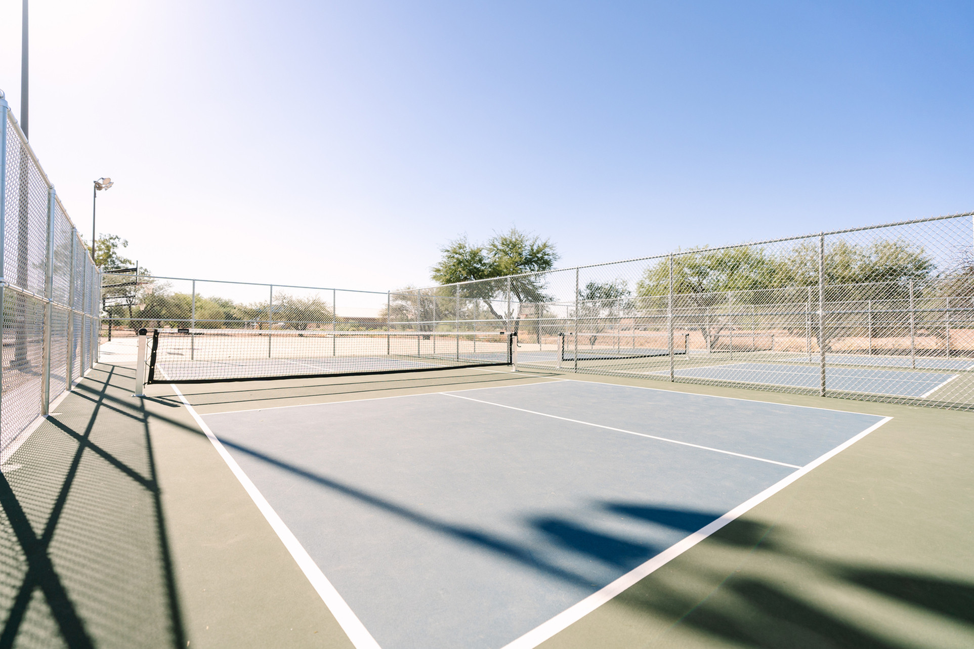 Tennis and pickleball courts