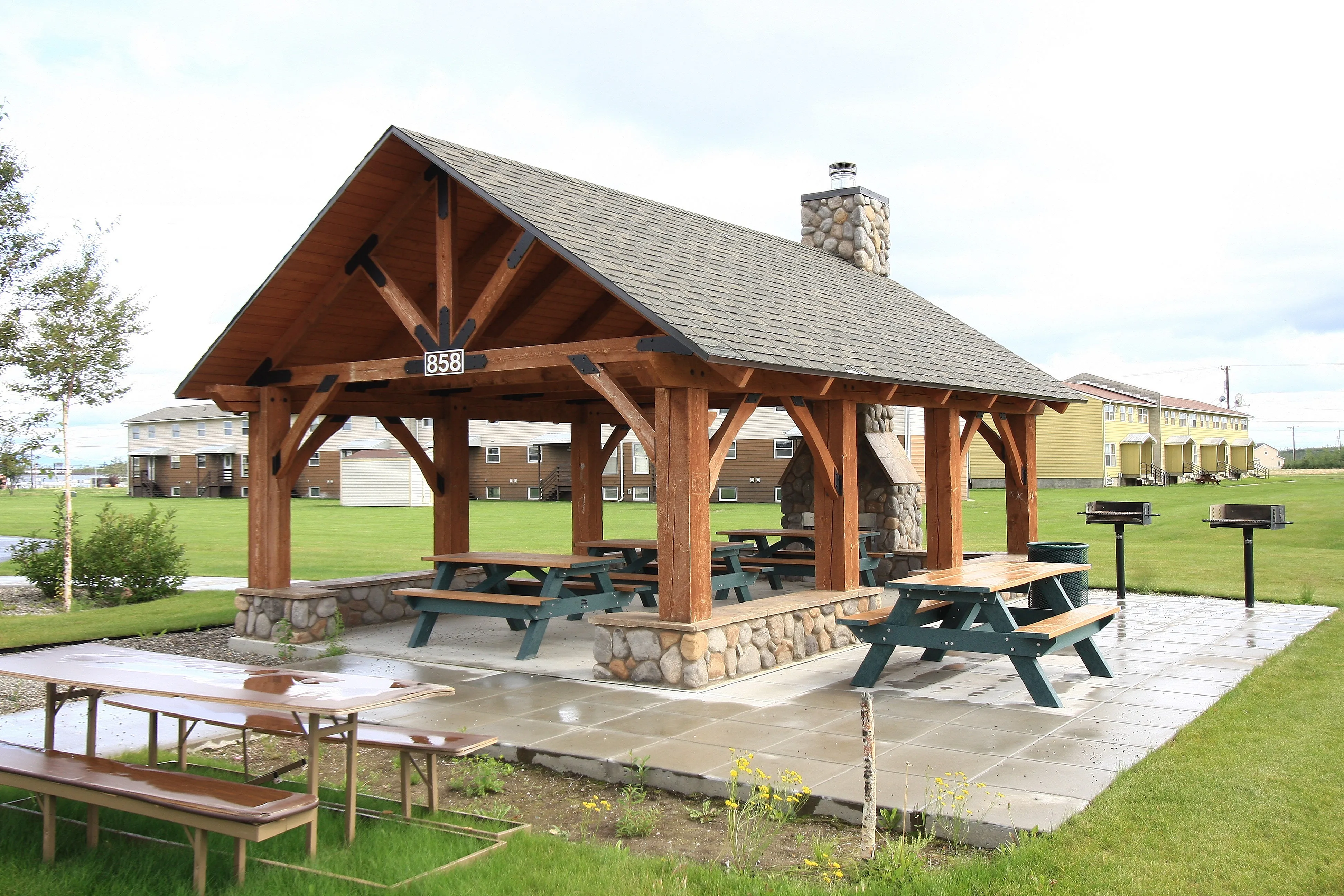 Image of Barbecue Pavilion for North Haven Communities at Fort Greely