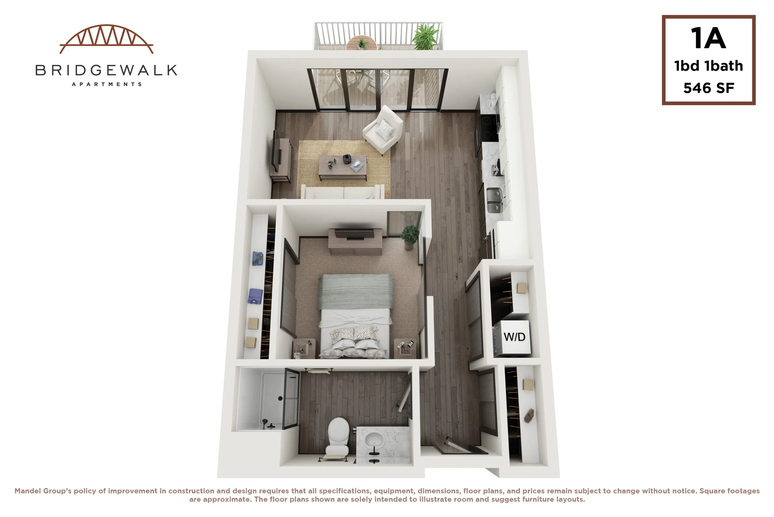 1 Bedroom 1 Bath