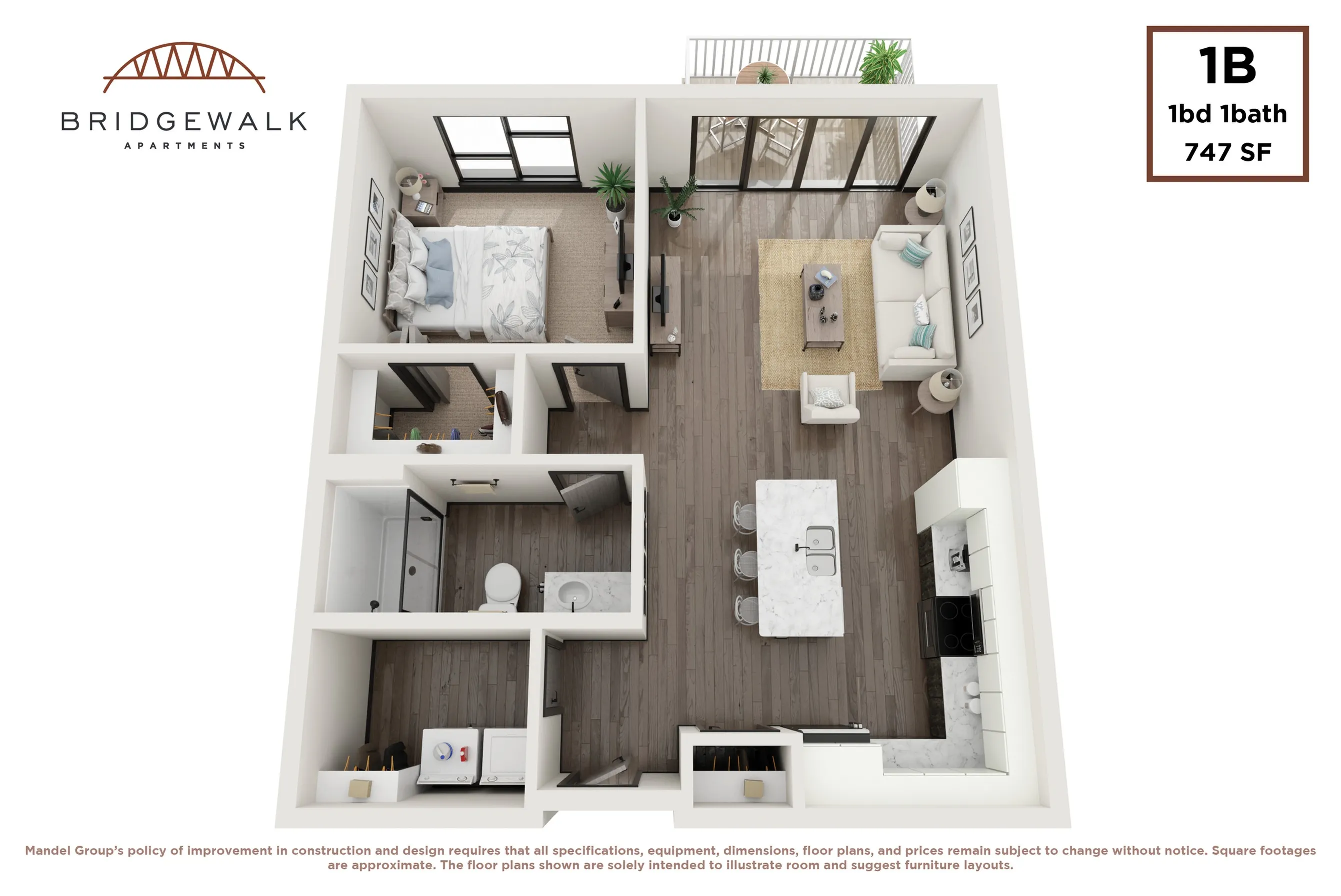 1 Bedroom 1 Bath
