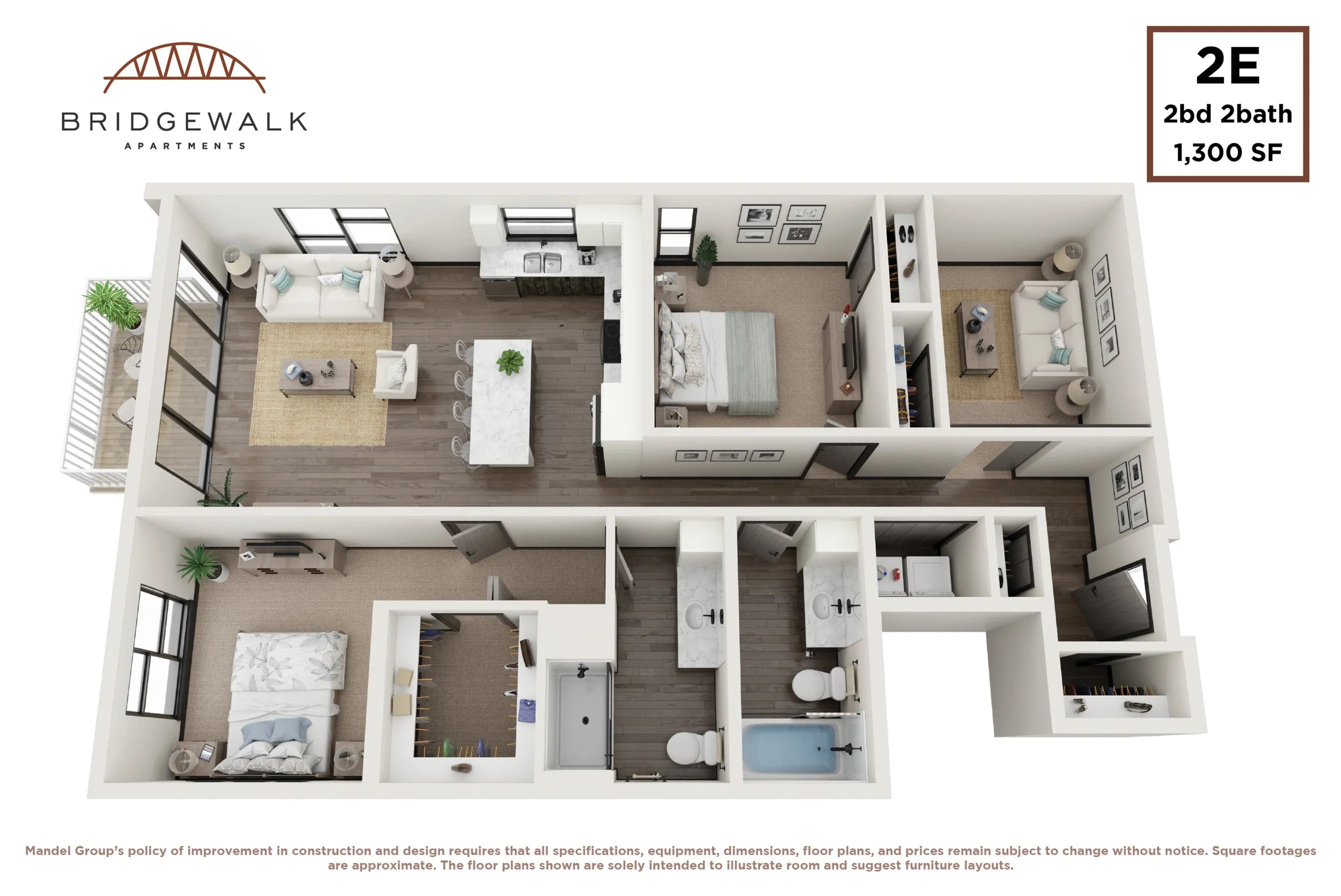 2 Bedroom 2 Bath