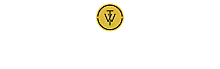 Elegant logo design featuring a stylish circle enclosing an overlapping twin 'W' and 'T' motif in gold.