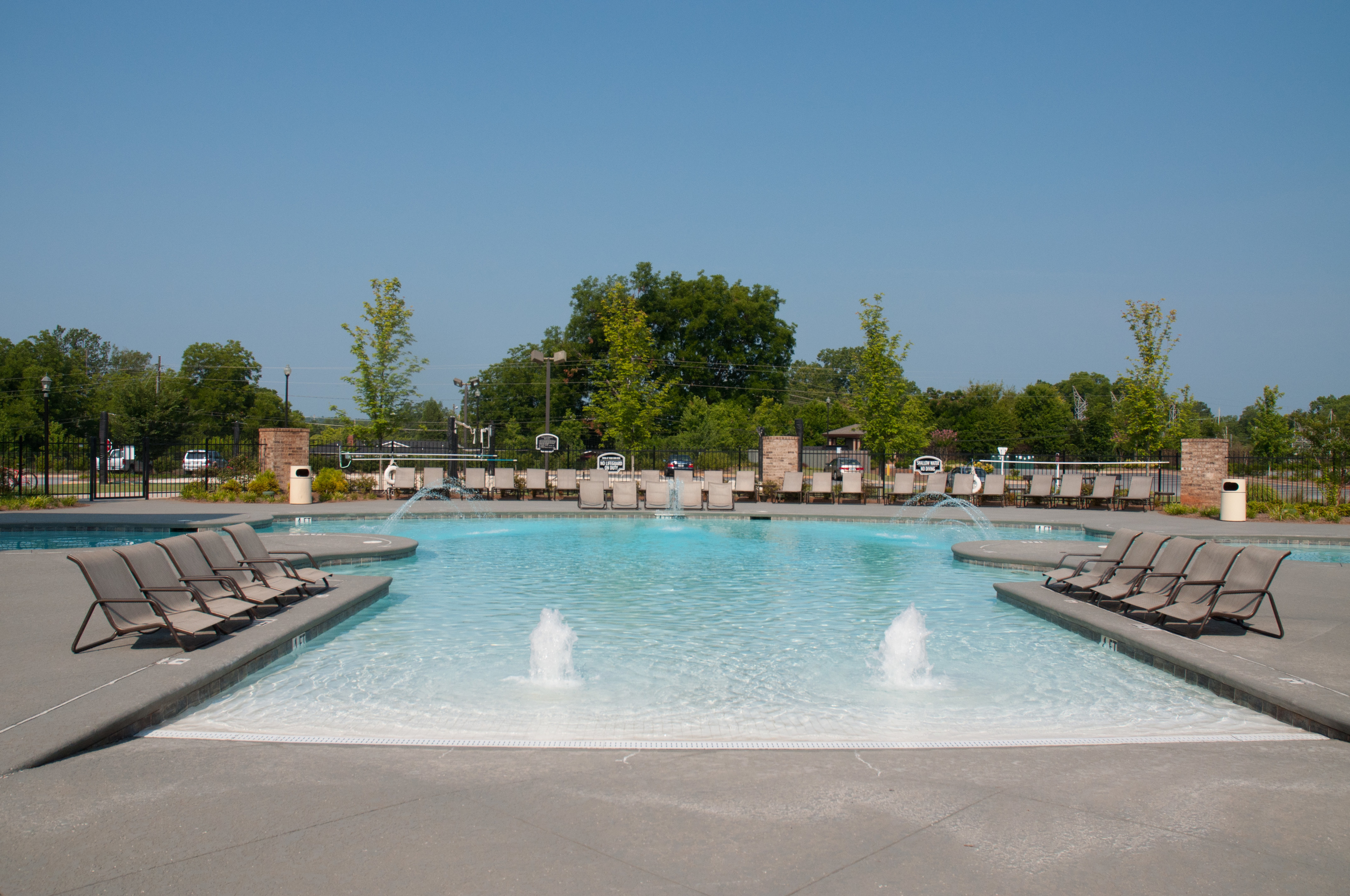 Image of Zero-entry swimming pool for Bellamy Milledgeville